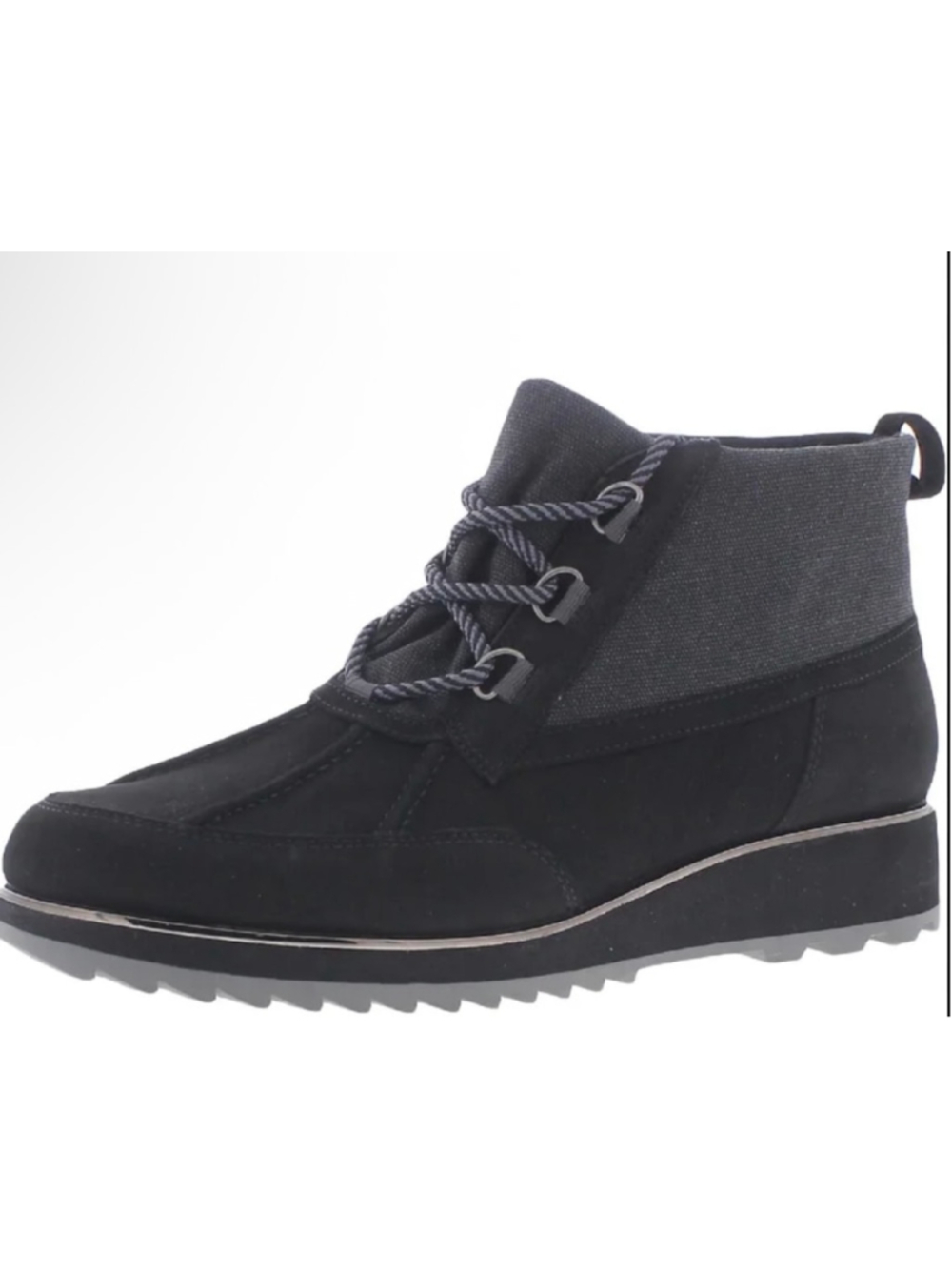 Women's Vionic Nolan Black Gray Ankle Boots & Booties Size 6